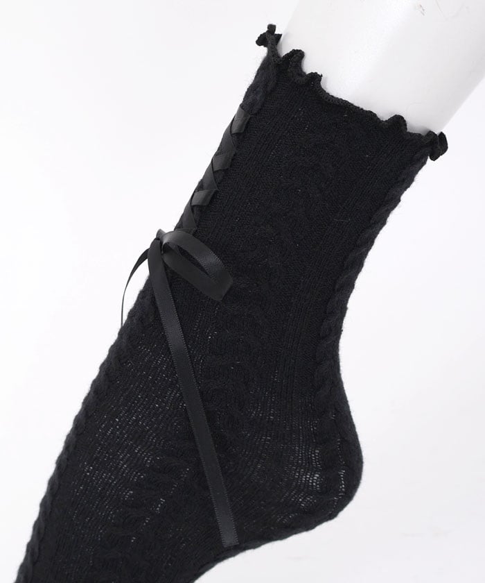 Lace-Up Socks