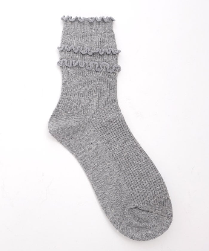 Ribbon Embroidery Socks