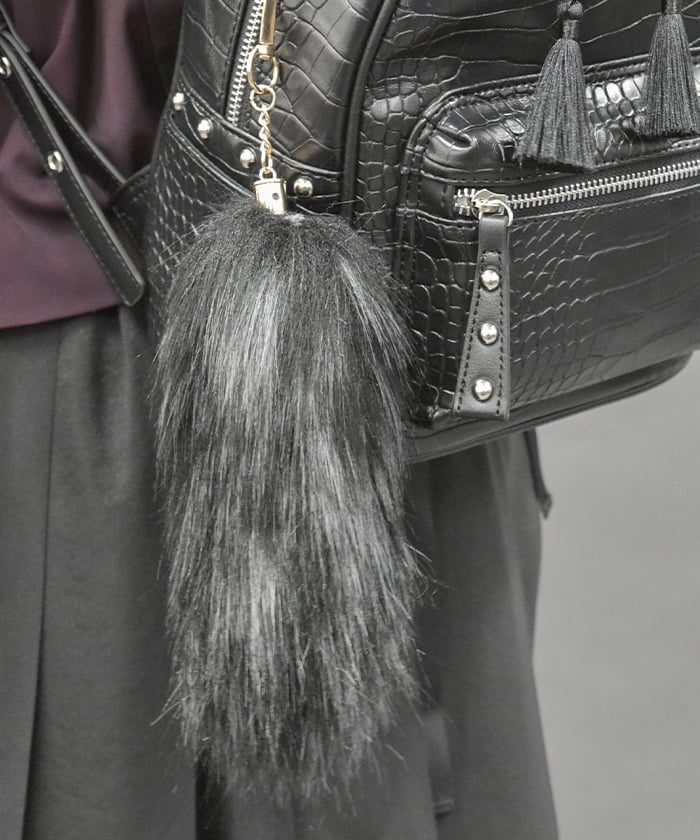 Fake Fur Tail Charm