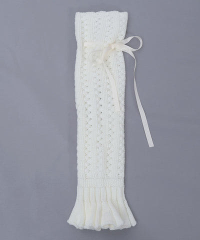 Openwork Knit Loose Leg Covers