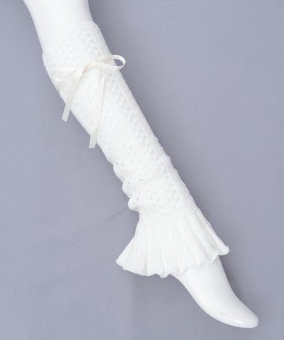 Openwork Knit Loose Leg Covers