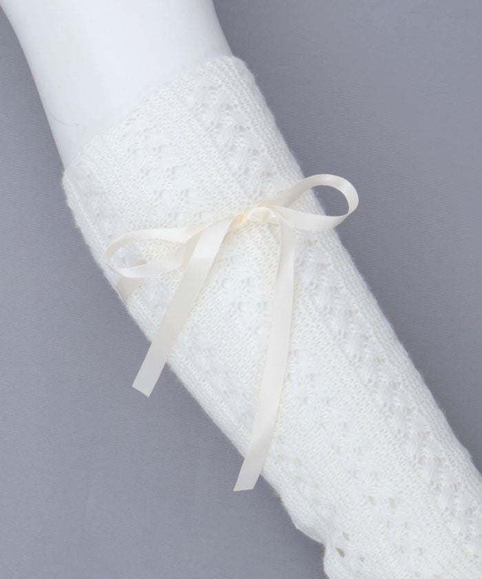 Openwork Knit Loose Leg Covers