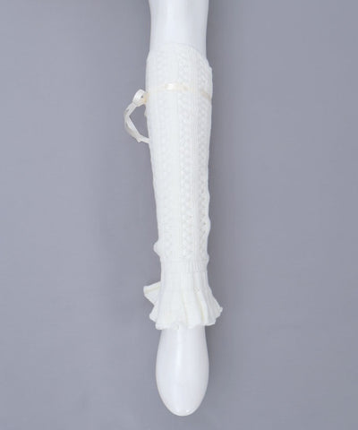 Openwork Knit Loose Leg Covers