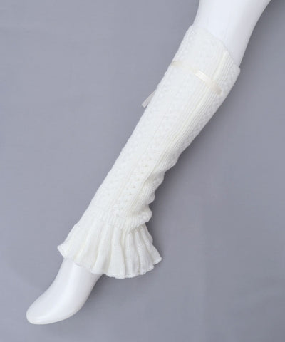 Openwork Knit Loose Leg Covers
