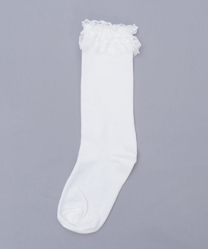 Lace Frill High Socks