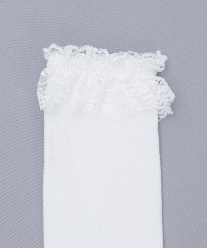 Lace Frill High Socks