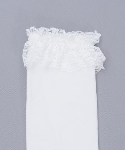 Lace Frill High Socks