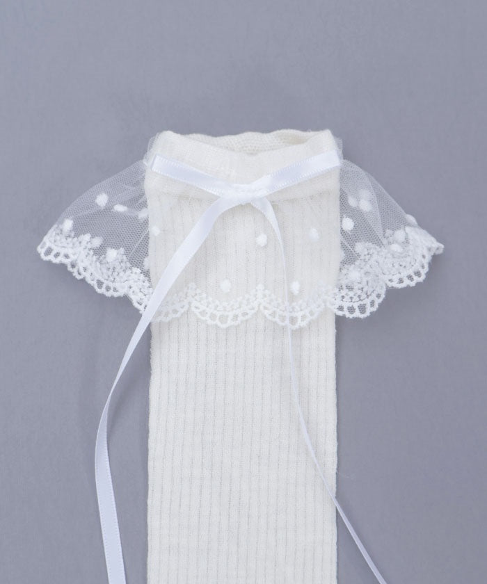 Lace Ribbon Socks