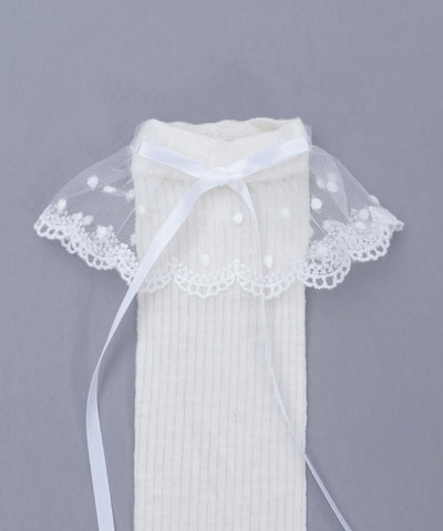 Lace Ribbon Socks