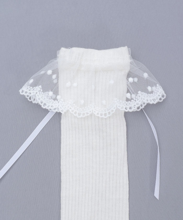 Lace Ribbon Socks