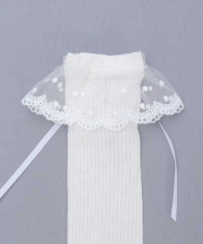 Lace Ribbon Socks