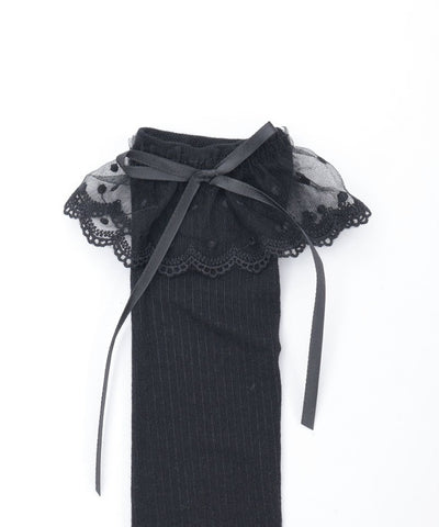 Lace Ribbon Socks