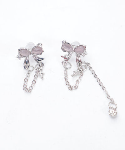 Butterfly Ribbon Pierce Earrings
