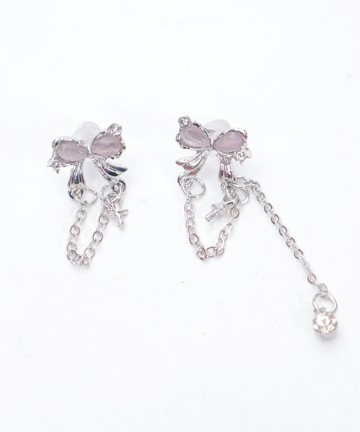 Butterfly Ribbon Pierce Earrings
