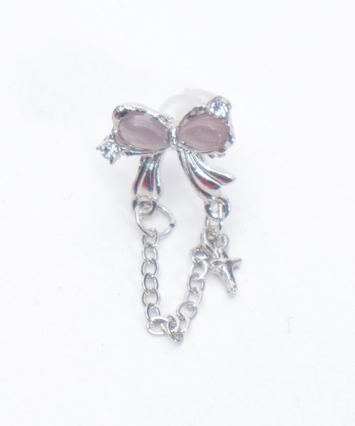 Butterfly Ribbon Pierce Earrings