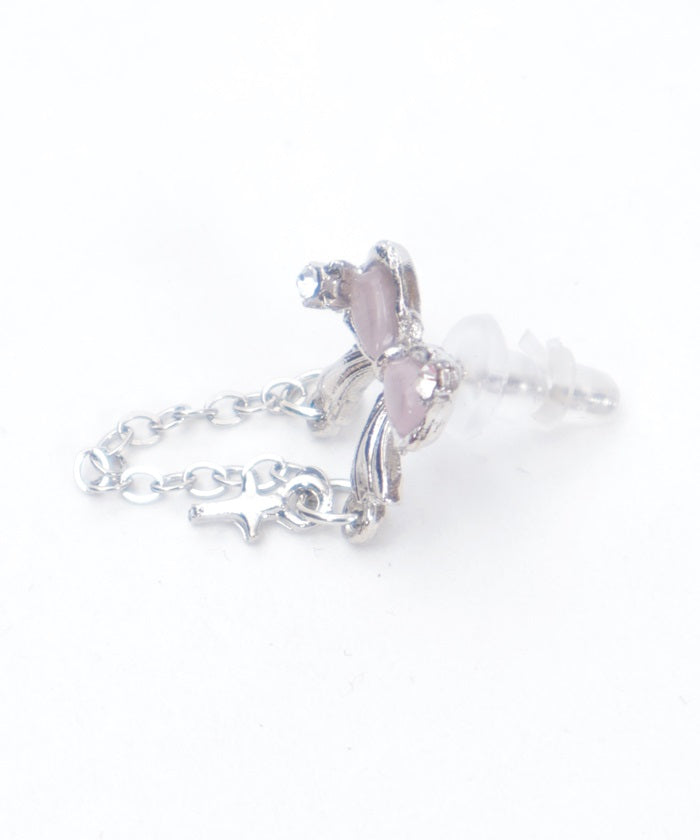 Butterfly Ribbon Pierce Earrings