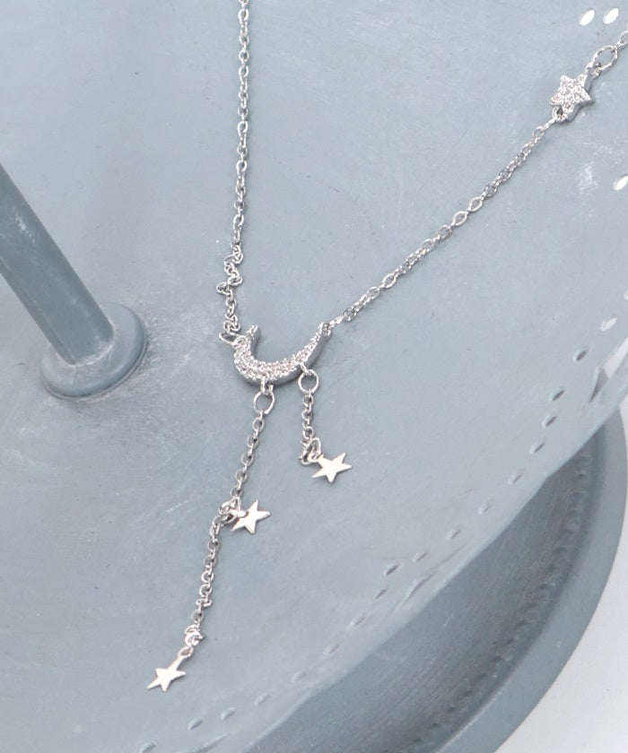 Moon And Stars Necklace