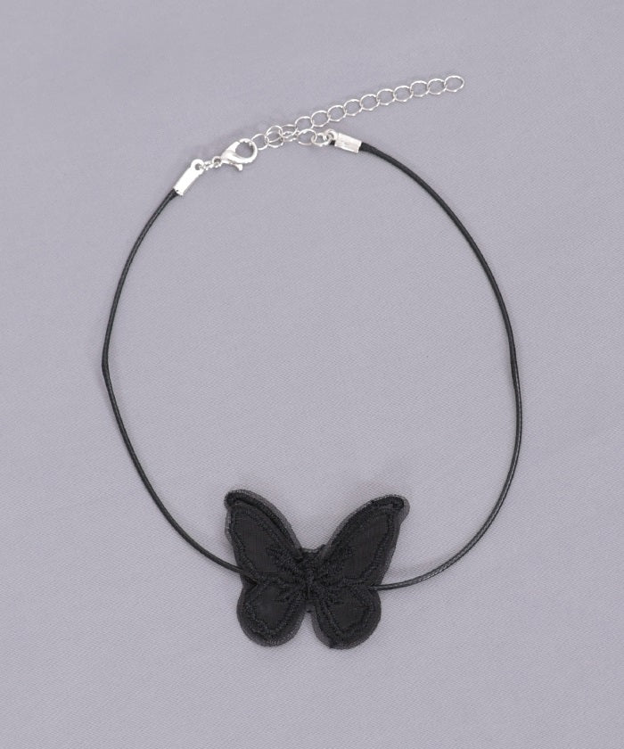 Butterfly Lace Patch Choker (Time-limited Price)