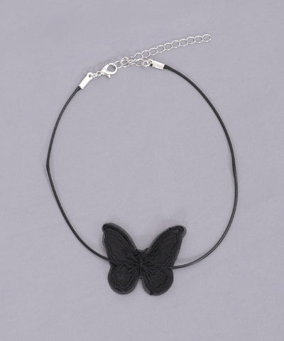 Butterfly Lace Patch Choker (Time-limited Price)