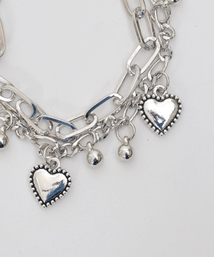 Heart Chain Bracelet