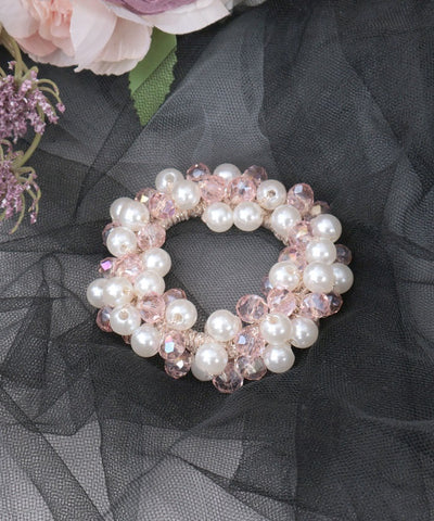 Beads & Pearl Jingling Hair Elastics