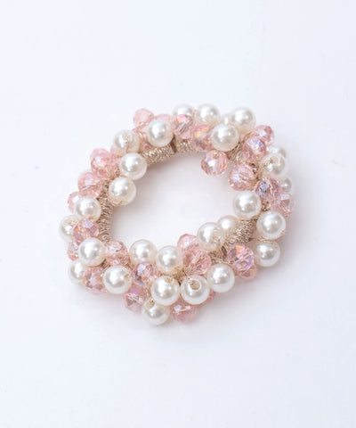 Beads & Pearl Jingling Hair Elastics