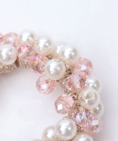 Beads & Pearl Jingling Hair Elastics