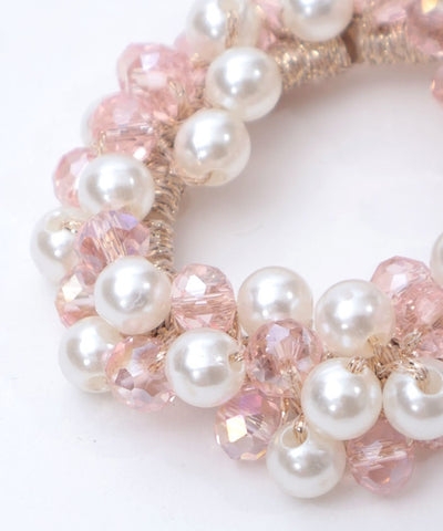 Beads & Pearl Jingling Hair Elastics