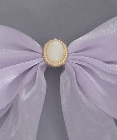 Shiny Ribbon Barrette Clip