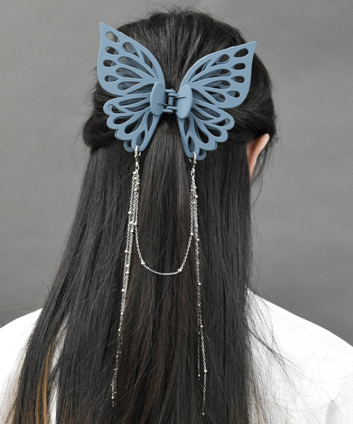 Matte Color Butterfly Hair Clip – axes femme from JAPAN