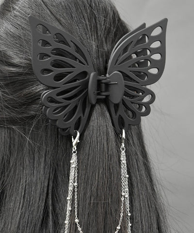 Matte Color Butterfly Hair Clip