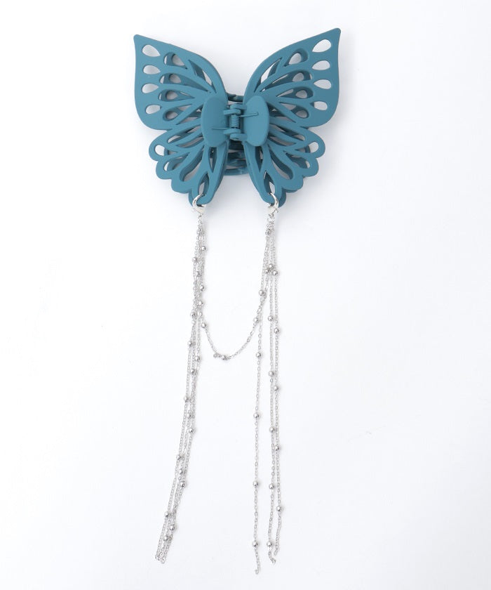 Matte Color Butterfly Hair Clip