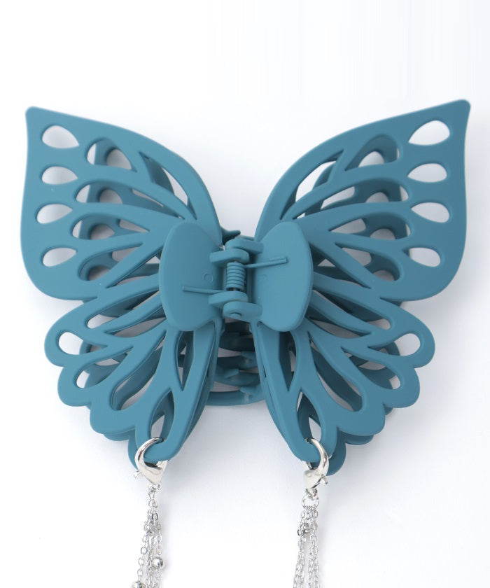 Matte Color Butterfly Hair Clip