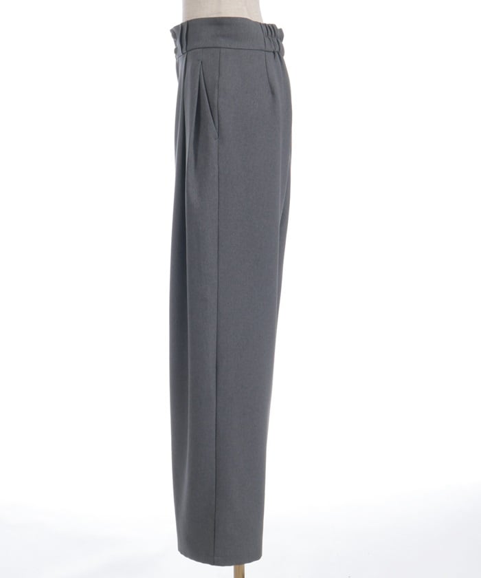 Two Tuck Semi Wide Pants