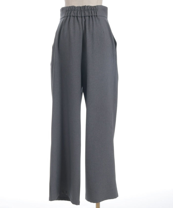 Two Tuck Semi Wide Pants