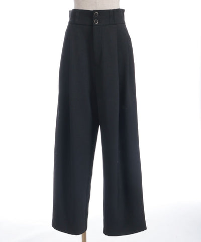 Two Tuck Semi Wide Pants