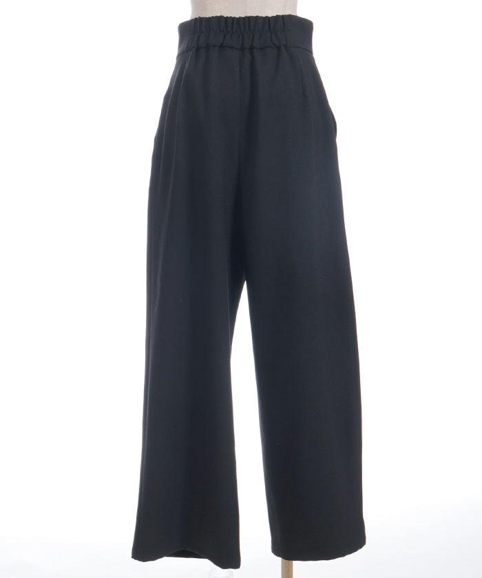 Two Tuck Semi Wide Pants