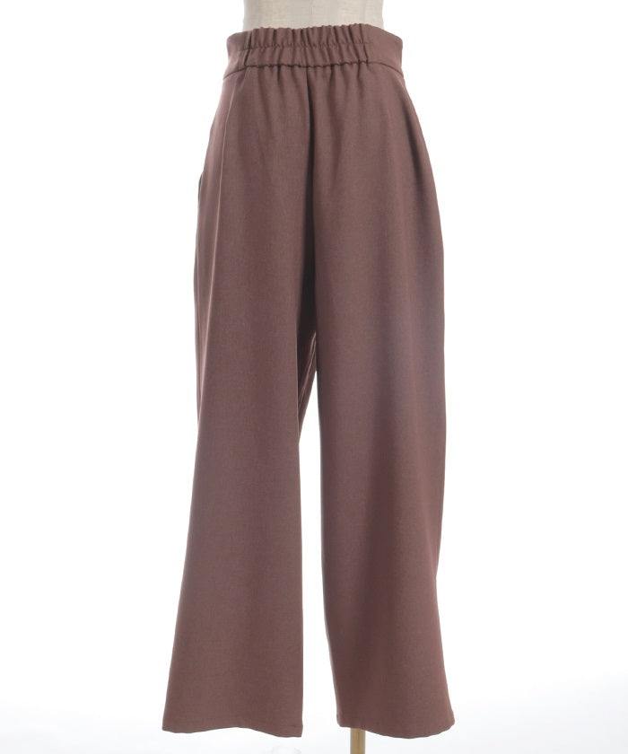 Two Tuck Semi Wide Pants