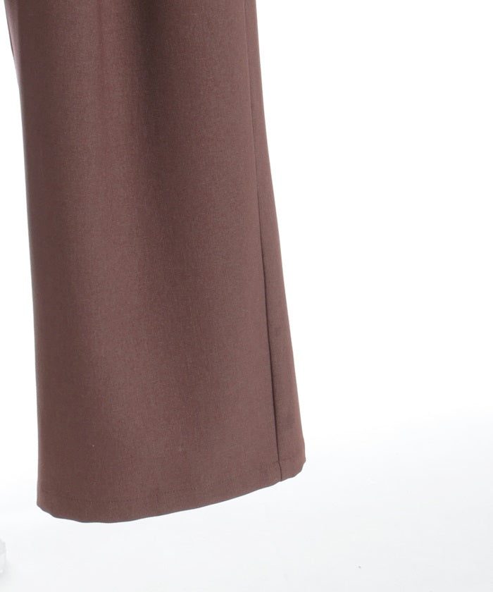 Two Tuck Semi Wide Pants