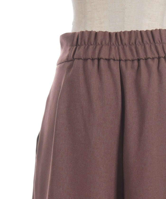 Two Tuck Semi Wide Pants