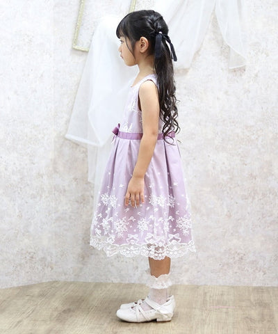 Ribbon & Flower Lace Dress