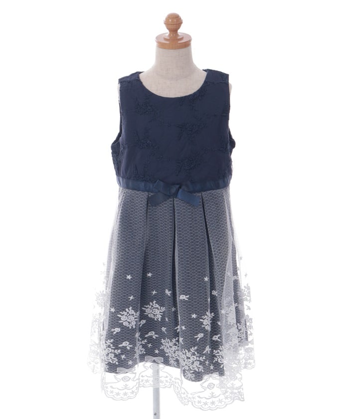 Ribbon & Flower Lace Dress