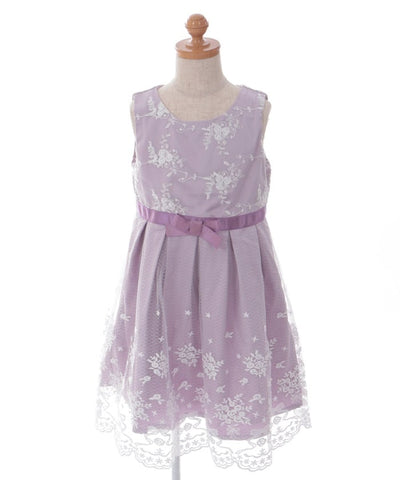 Ribbon & Flower Lace Dress