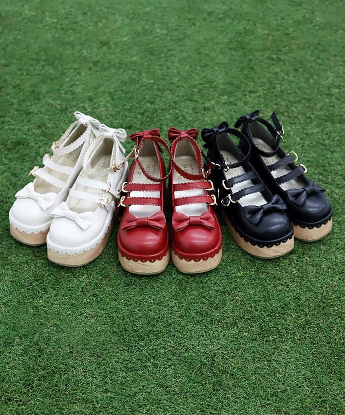 Wooden Sole Design Pumps
