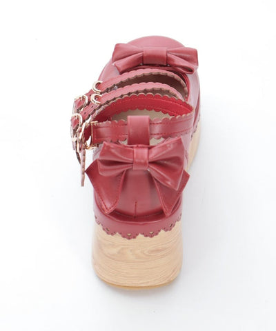 Wooden Sole Design Pumps
