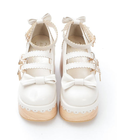 Wooden Sole Design Pumps