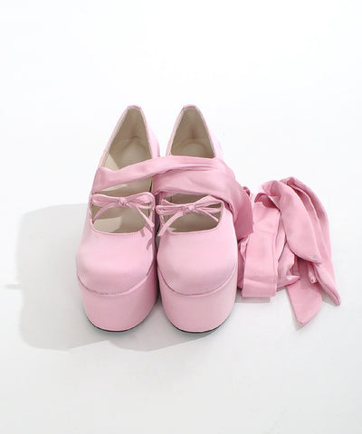 Fickle Bebe Satin Ballet Shoes