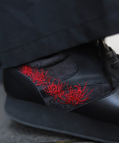 Higanbana Embroidery Tabi Sneakers