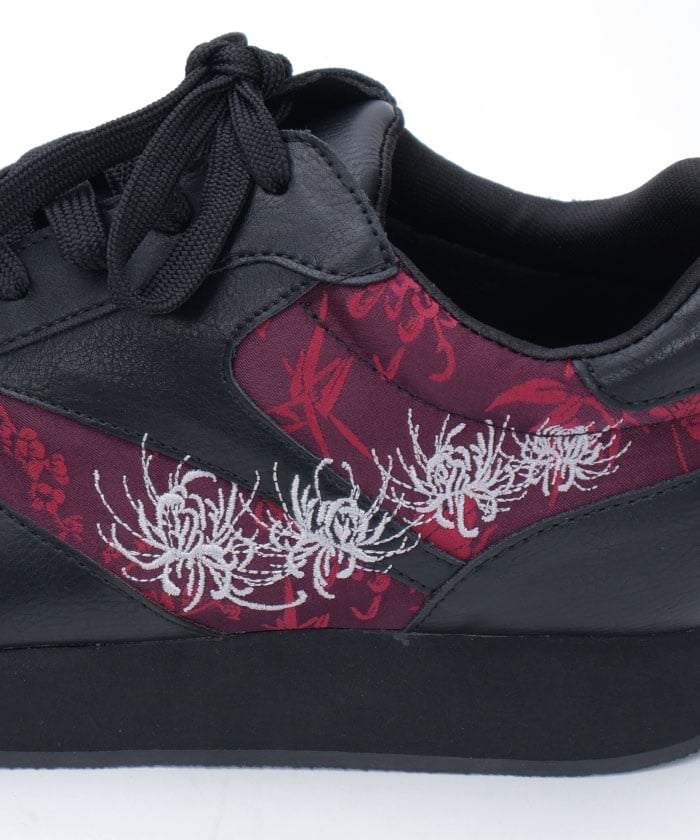 Higanbana Embroidery Tabi Sneakers