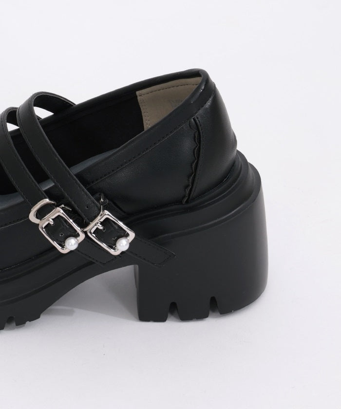 Double Strap Platform Shoes